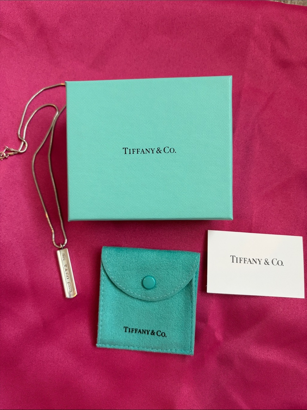 Tiffany & Co. Sterling Bar Pendant Necklace in Silver - Picture 3 of 6